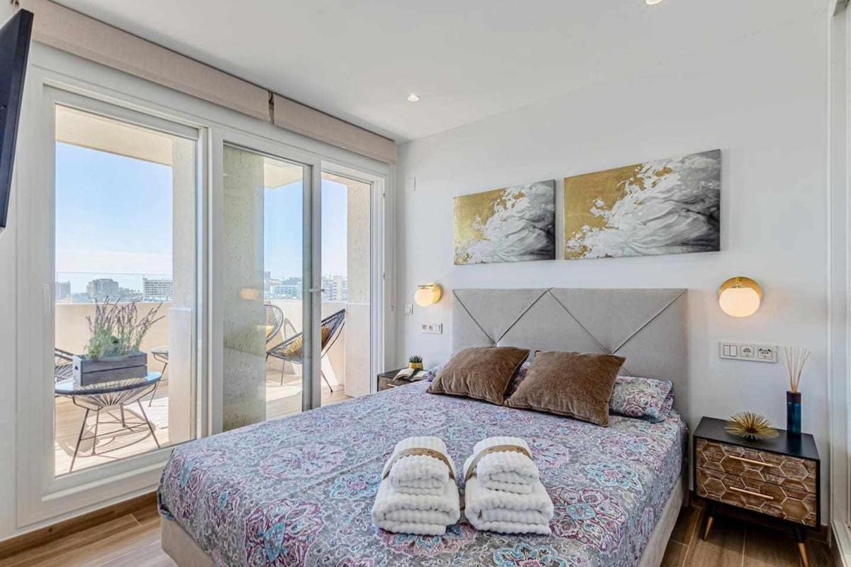 797 Holiday Rentals - Benalbeach- Moderno Piso Para 5 Con Vistas Al Mar Benalmádena Buitenkant foto